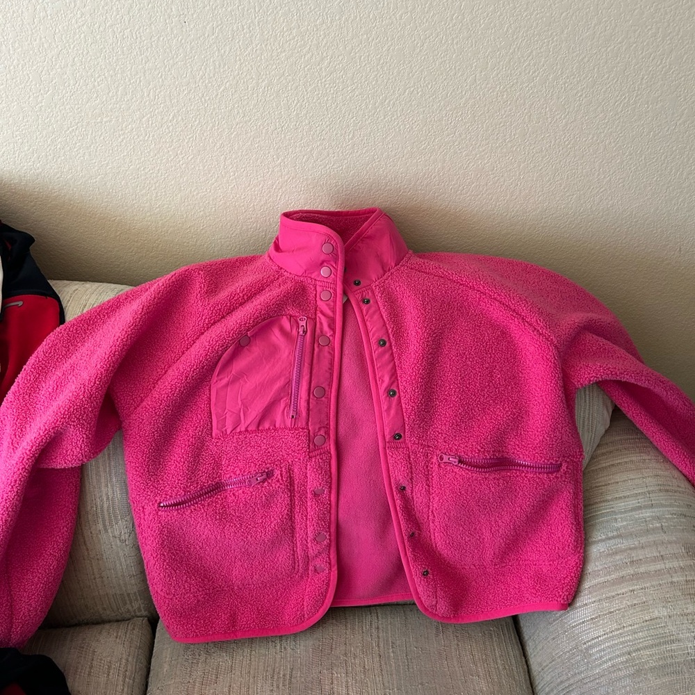 Women's Pink Fleece Jacket